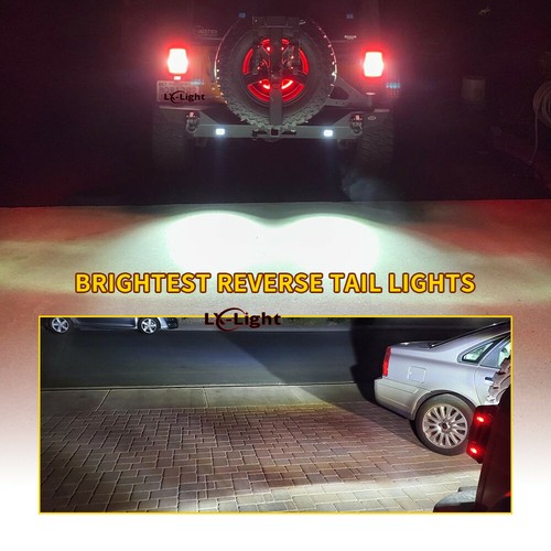 LED Tail Lights Reverse Brake Turn Signal Running Lights for Jeep 2007-18 JK JKU - Picture 6 of 10