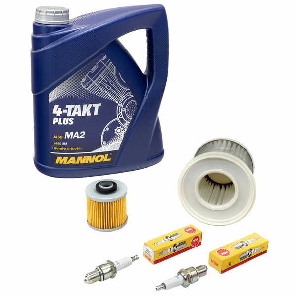 Wartungspaket FüR Yamaha XV 535 Virago -95 ÖL 4L+Luftfilter+ÖLfilter+ZüNdkerzen-image