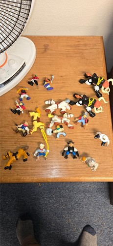 Fisher Price Vintage Great Adventures Figure Lot Buckaroo Bull