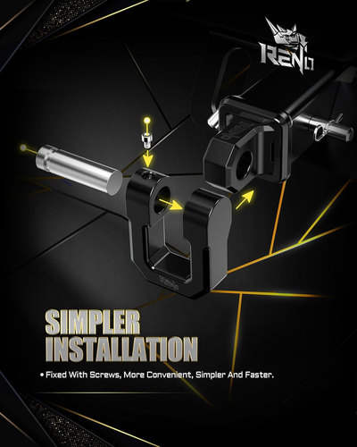 RENO 3/4" D Ring Shackle, 68,000 Lbs Break Strength with 7/8" Inch Pin Universal - Picture 4 of 12