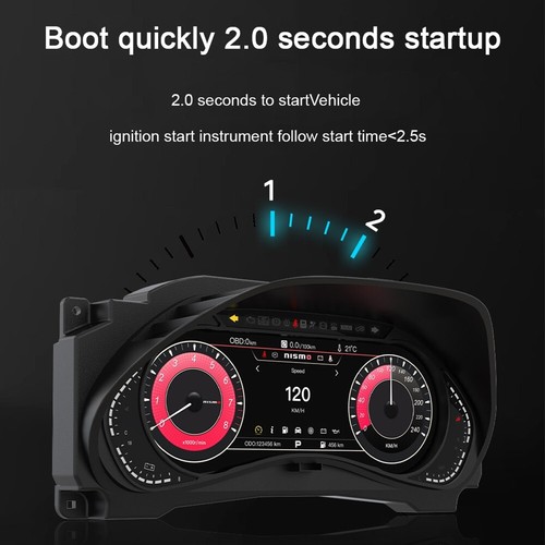 NEW Digital Cluster Virtual Cockpi For Nissan Patrol Y62 2010-2023 Map display - Bild 8 von 20