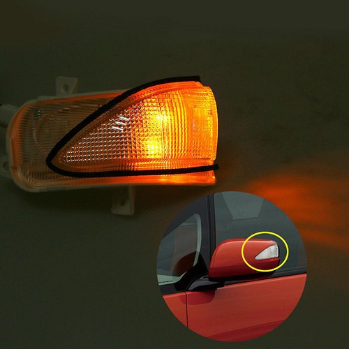 Left LH For Honda Fit Jazz 2008-13 Rearview Mirror Cover with Turn Signal Light. - Picture 2 of 8