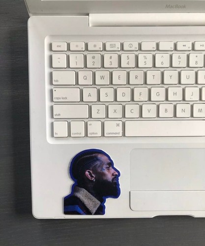 Nipsey Hussle Vinyl Sticker Blue Portrait Very High Quality HIP HOP West coast - Picture 4 of 4