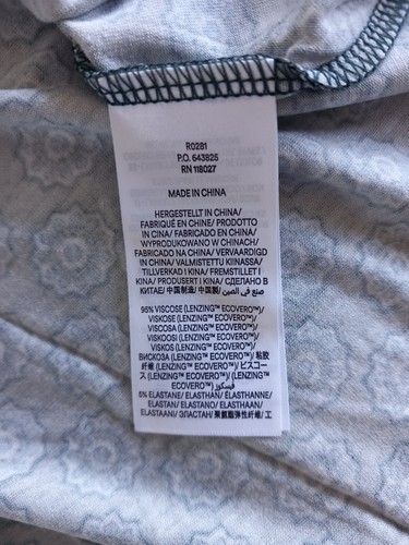 BNWT BODEN UK Size 18R Jersey Wrap Mini Skirt Green Sunflower Geo Print Stretch - Picture 4 of 6