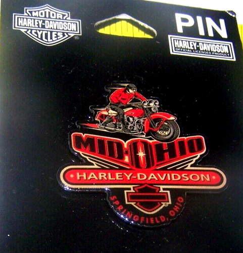 MID-OHIO SPRINGFIELD OHIO HARLEY DAVIDSON CONCESIONARIO CHALECO CHAQUETA PRENDEDOR NUEVO