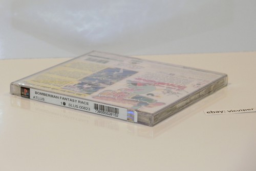 BOMBERMAN FANTASY RACE New SEALED Atlus "FUN FOR ALL AGES"  PS1 Playstation 1 - Picture 8 of 8