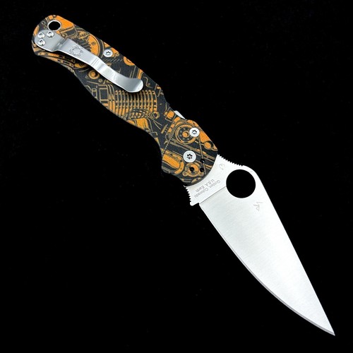 Spyderco Paramilitary 2 C81GP2 S45VN Steel USA Horsepower Pttn. - 2 Hrd. Options - Picture 7 of 12