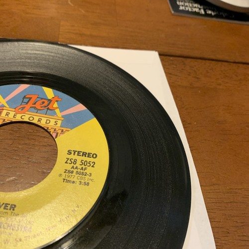 Electric Light Orchestra It's Over / The Whale 45 Rock 1977 Jet Records Tested - Imagen 5 de 13