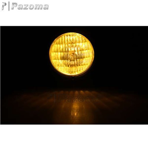 Retro 4.5" Cool Bates Style Headlight Lamp For Harley Bobber Chopper Softail - Foto 5 di 8