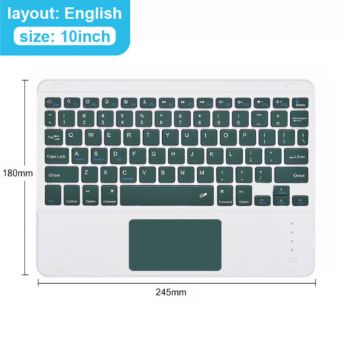 Touchpad Keyboard Case Cover For iPad 5/6/7/8/9th Gen Air 10.9" 5 4 3 2 Pro 11" - Picture 29 of 31