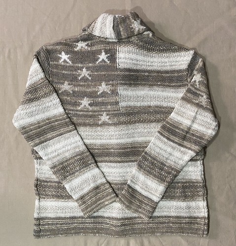 Ralph Lauren Denim & Supply Maglione Cardigan Uomo Bandiera Americana, Taglia M  - Foto 11 di 18