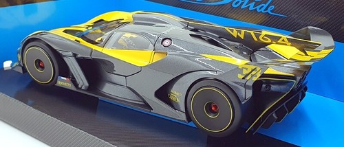 Burago pressofuso scala 1/18 18-11047 - Bugatti Bolide - nero/giallo - Foto 2 di 5