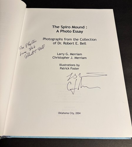 THE SPIRO MOUND COLLECTION Robert Bell SIGNED OKLAHOMA 2004 BOOK Native American - Picture 3 of 20