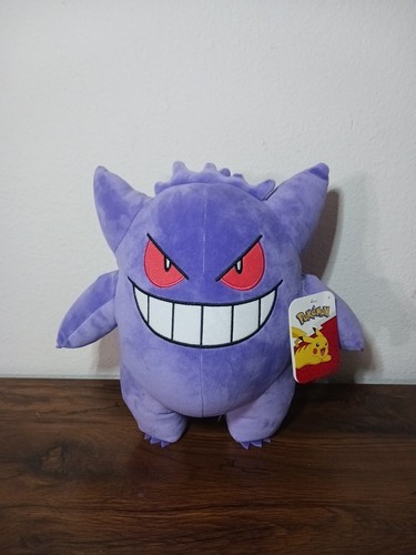 Original 151 Pokemon Gengar 10" Very Soft Plush 2024 New With Tags - Picture 1 of 4