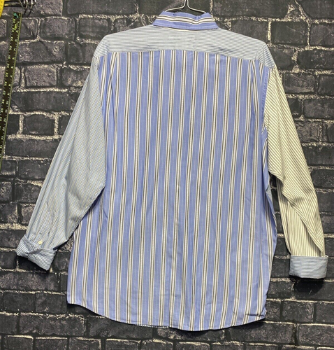 Daniel Cremieux Collection Cotton Classic Fit Shirt Men XL Blue Stripe Button Up - Picture 2 of 9