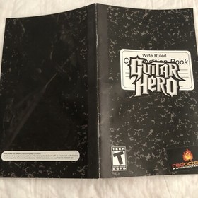 Guitar Hero  Manual Only. Play Station 2. Pre-owned.