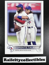 2022 Topps Series 2 #381 Toronto Talent Vladimir Guerrero Jr. & Bo Bichette