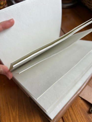Handmade embossed leather bound journal - Picture 5 of 9