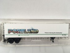 N SCALE Micro-Trains 67210 BNZ Intermodal Portland 45' Trailer #237862
