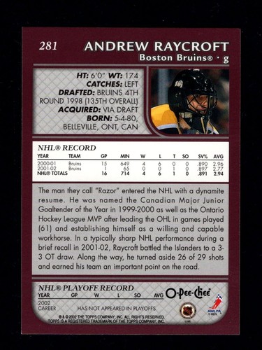 2002-03 O-Pee-Chee OPC Factory Set Base Hockey Cards Gold Foil 201-330 You Pick - Picture 155 of 239