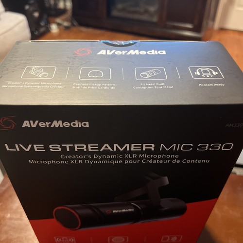 AVerMedia AM330 Live Streamer MIC 330 - Cardioid Dynamic XLR Microphone - 第 5/5 張圖片