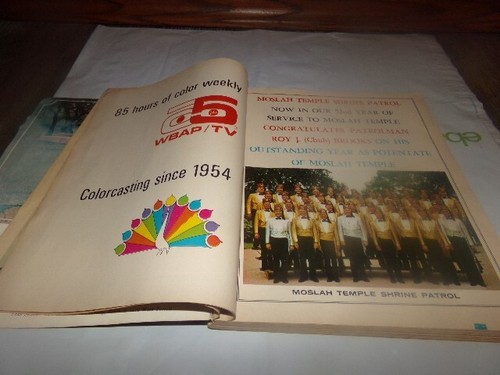 Lot 2 Vintage Shrine Circus Program Moslah Temple & Coloring Book Fort Worth 65 - Picture 4 of 24