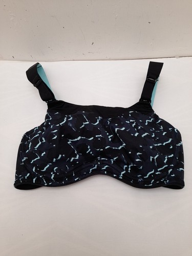 M&S Extra High Impact Sports Bra Size 40A Breathable and Crossover Back BNWT. - Picture 2 of 13