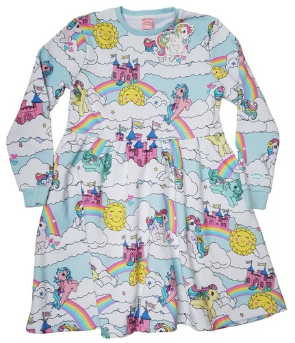 Cakeworthy My Little Pony Sweater Dress Long Sleeve Blue Printed Ladies Small S - Picture 13 of 13