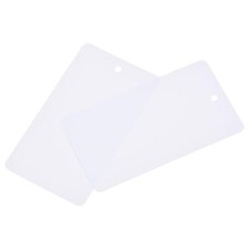 Waterproof Wires Plastic Shipping Tags,1.95x3.51 inch White 50pcs
