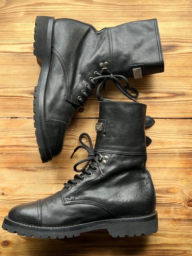 Philipp Plein Black Leather Boots Limited Edition Size EU 39,US 8.5,UK 6.5 - Picture 6 of 16