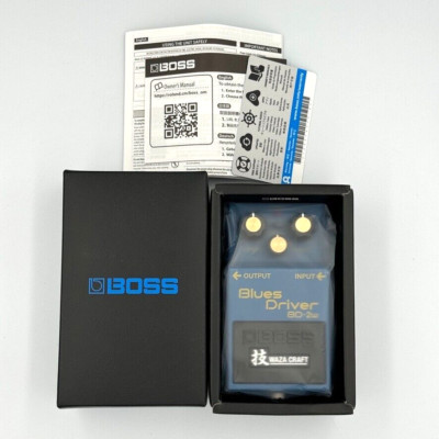 ギター BOSS Blues Driver BD-2w BOSS BD-2W Blues Driver Waza Craft Guitar Effects Pedal
