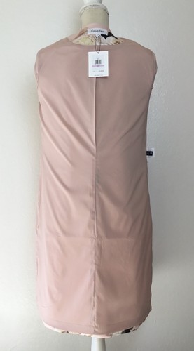 Calvin Klein langer Anzug offene Jacke Blazer Mantel gefüttert geblümt - Bild 7 von 9