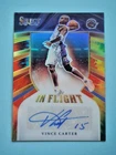2020/21 Panini Select Vince Carter In Flight Auto Tie Dye Prizm #23/25