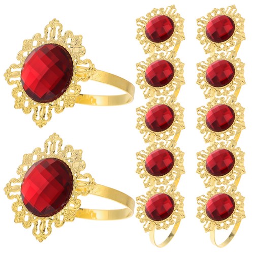 12 Piezas Servilletero Anillo Cena Fiesta Soporte para Granja Anillos Decoración de Mesa - Imagen 4 de 12