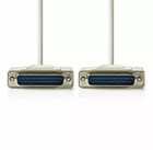 Nedis Serial Cable 25 Pin Male to 25 Pin Male D-SUB DBM25 Cable Lead 5m