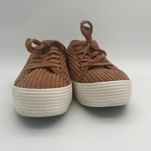 Seavees Monterey Platform Womens Ginger Wide Wale Corduroy Ginger Sneakers Sz 10 - Picture 3 of 9