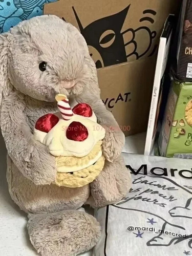 Jelly cat Bashful Bunny Beige Birthday Cake New Brand Birthday Gift For Kids - Picture 4 of 6
