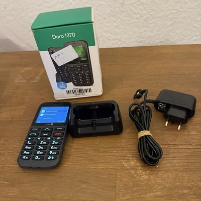 Doro 1370 PhoneEasy DFB-0210 Handy Alles Neu Garantie Händler Accu Neu LESEN 4 - Bild 1 von 4