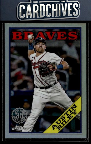 Austin Riley 2023 Topps Chrome #88BC-3 1988 Topps Baseball 35th Anniversary - Picture 1 of 2
