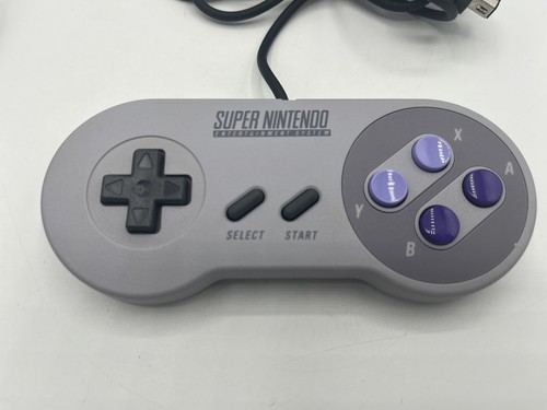 Nintendo SNES Classic Mini (CLV-201) w/ Cords & Controller Extension Cable - Picture 6 of 13