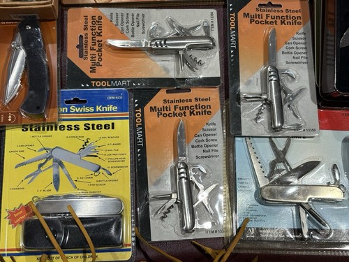 Knives Lot Of 36 Various Brands Winchester M Tech Elk Ridge Multitools Bundle - Picture 8 of 16