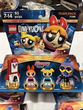 New LEGO DIMENSIONS The Powerpuff Girls Team Pack 71346 Wear On Boxes