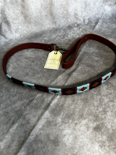 "Cinturones Macondo artesanales de cuero colombiano correa para perro nuevos con etiquetas 46""" - Imagen 2 de 4