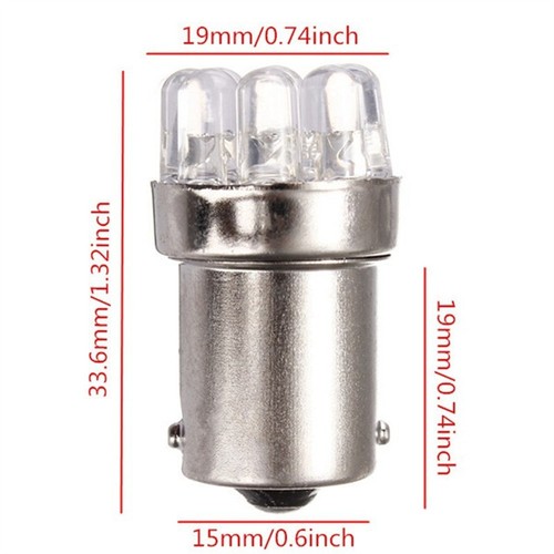 1156 Ba15s 382 Reverse Led White P21w Amber Indicator Red Fog Brake Light Bulb ` - Picture 4 of 7