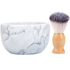 Marble Shaving Bowl for Shaving Soap  Cream, Shave Soap Cup Keep Warm Better...