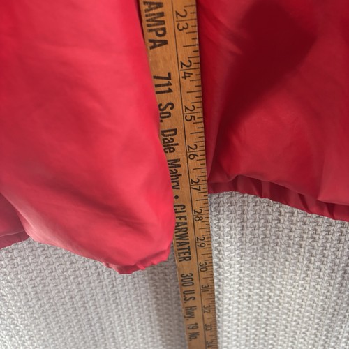 Chaqueta de bombardero roja a presión de colección Auburn Sportswear XXL Phillies Philadelphia “Sonny” - Imagen 9 de 9