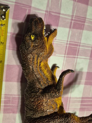 Tyrannosaurus Rex Figura Giocattolo Creatura Preistorica Dinosauro Dino Statuina - Foto 6 di 21