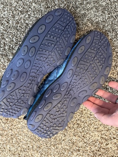 RARE Merrell Jungle Moc Galactic Slip On Shoes Blue Purple 3M J004609 Mens 12 - Picture 5 of 5