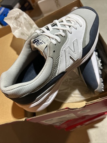 New Balance Golf 997 SL Shoes. Navy White Grey. Size 8 Wide - Picture 2 of 5