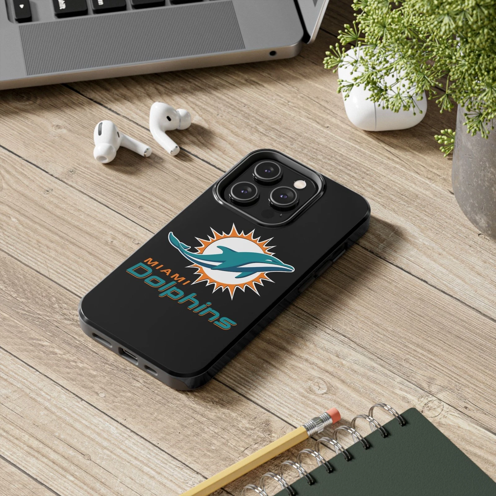 Miami Dolphins Tough Phone Case for iPhone